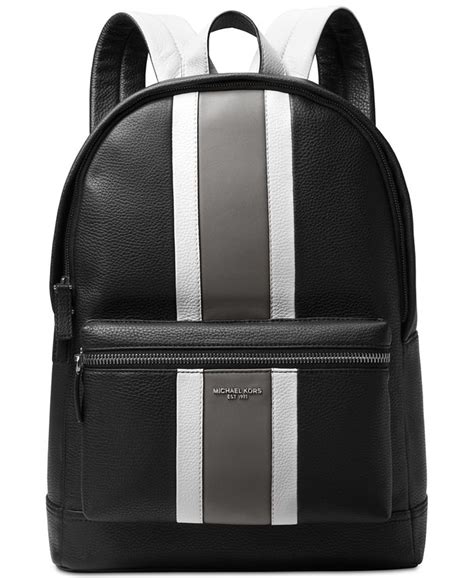 mens michael kors backpack|michael kors men's leather backpack.